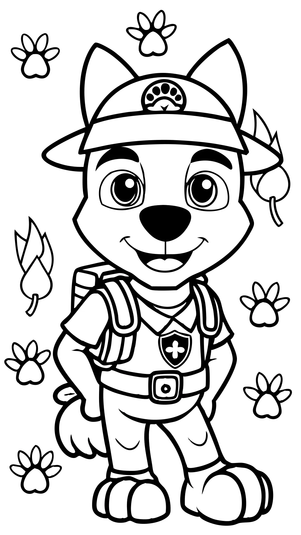 PAW PATROL Coloring Pages Tracker